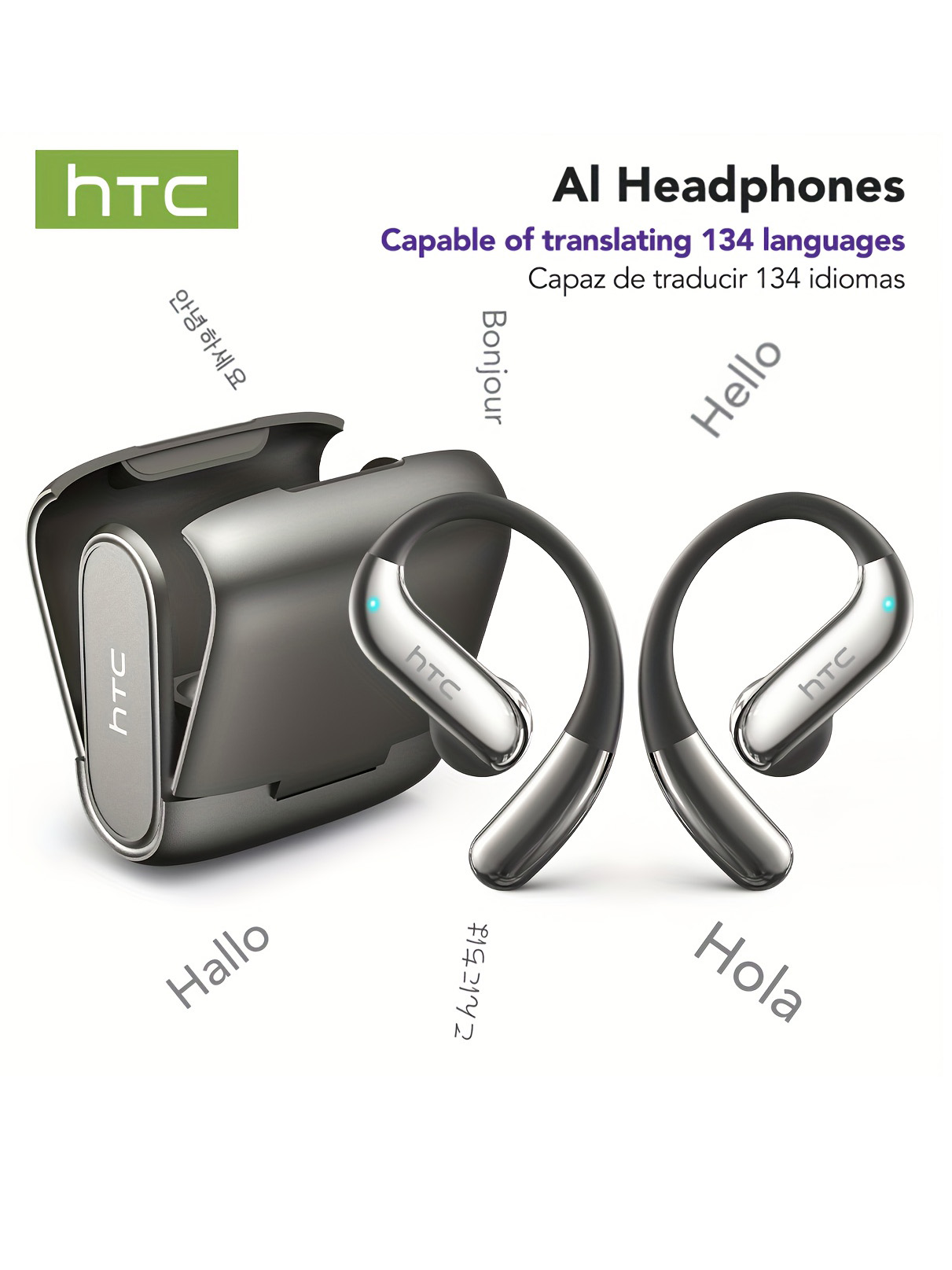Bluetooth Speaker - Open oor Bluetooth-hoofdtelefoon HTC 30-uurs afspelen