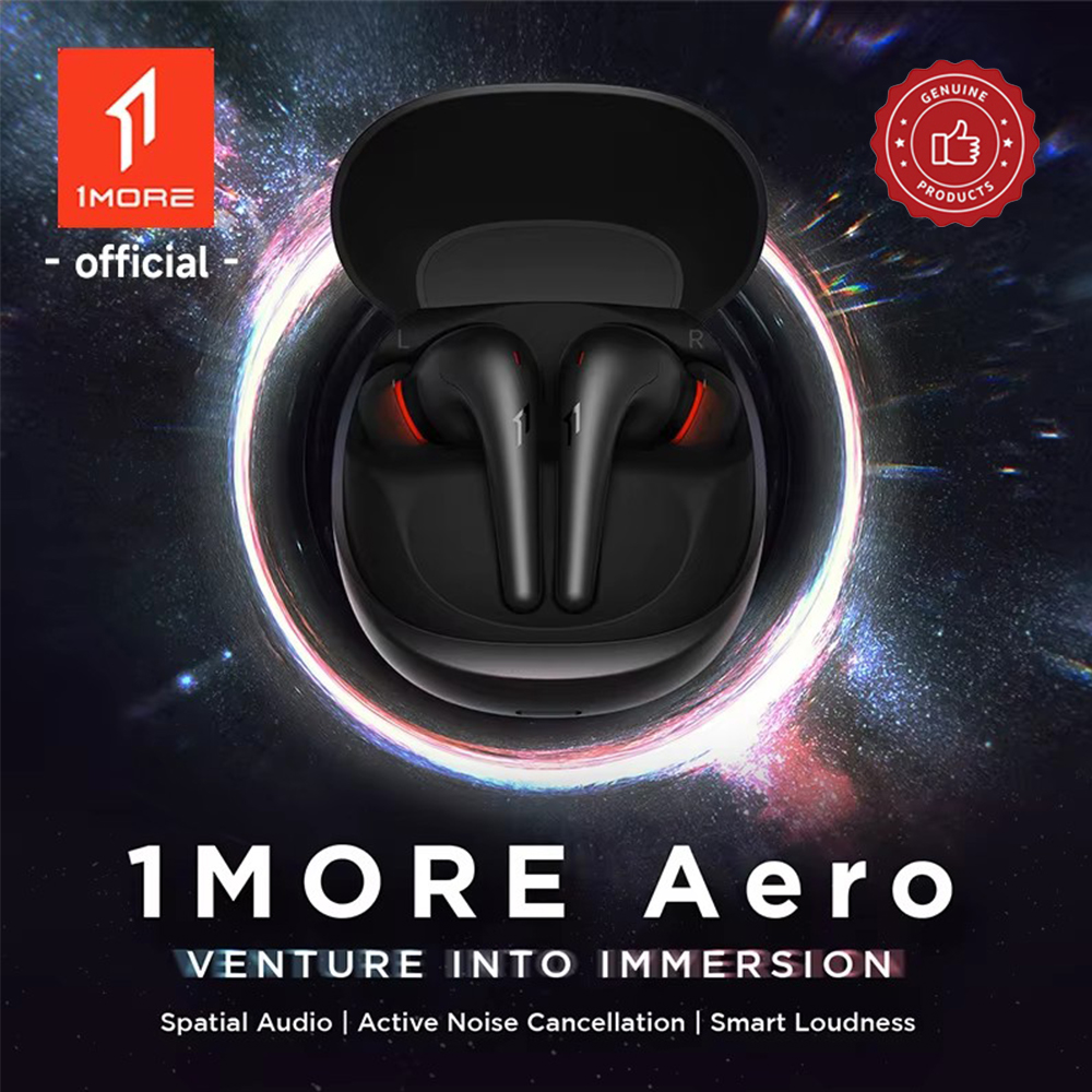 Headphones Wireless - 1MORE Aero Oordopjes met Ruisonderdrukking, Bluetooth