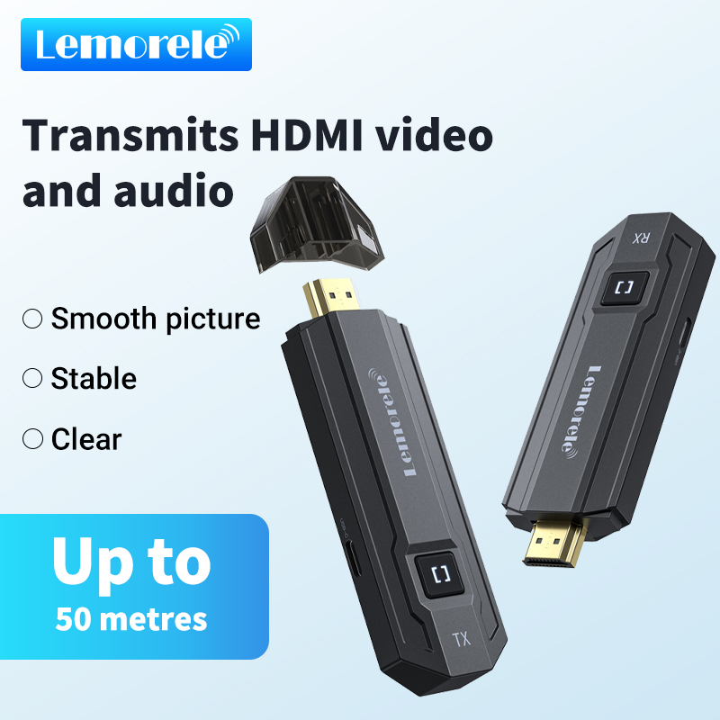 Hdmi Adapter - Lemorele 50M HDMI Draadloze Zender Ontvanger