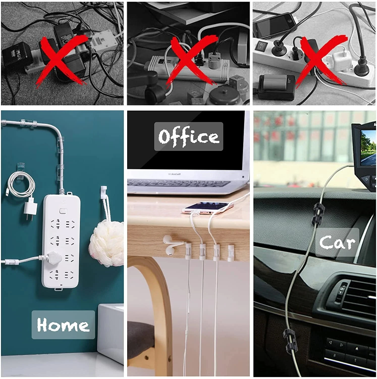 Kabelclips Organizer Draadhoud - Cable Organizer recensie en prijs